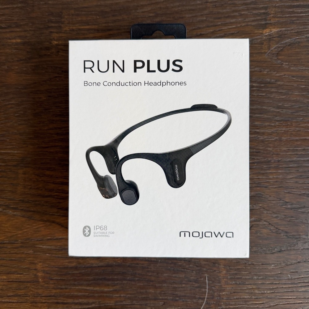 Mojawa Run Plus M201 Bone Conduction Headphones 32GB IP68 Swimming Black